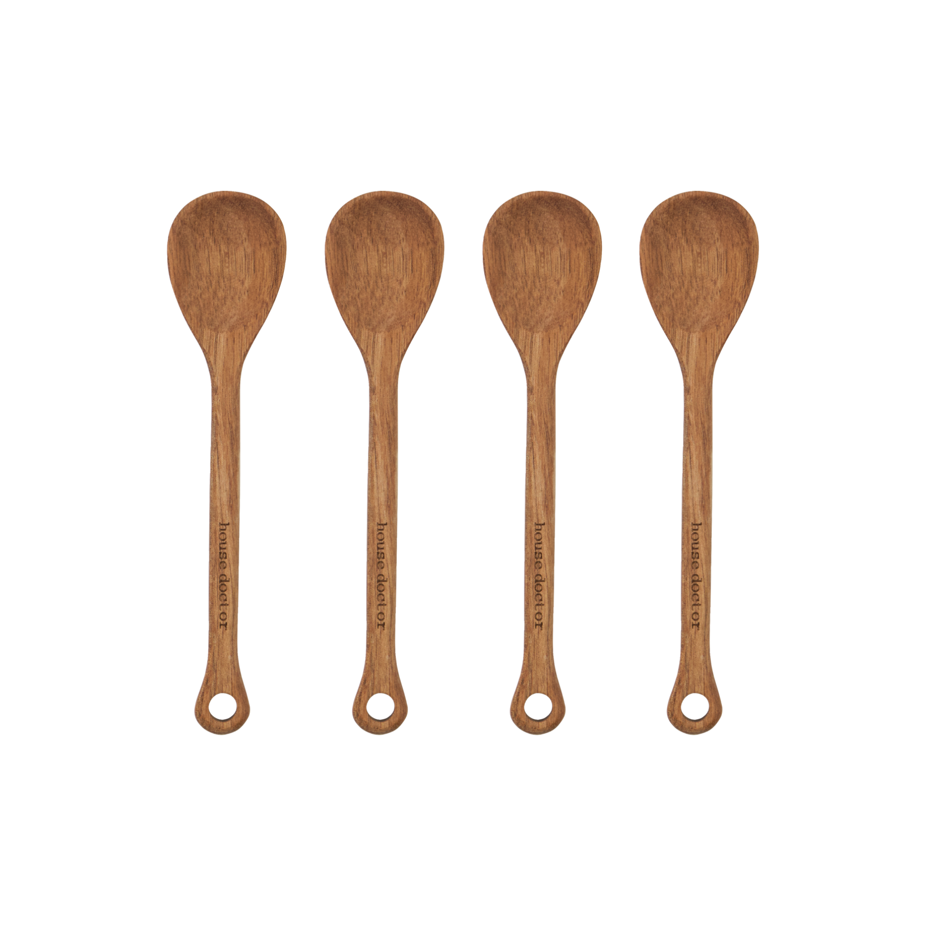 Serving Spoons Acacia Wood Set of 4